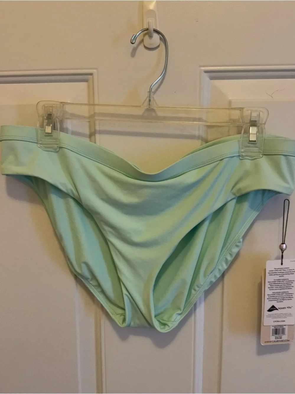 Women's Off-Shoulder One-Piece Swimsuit in Brook Green
